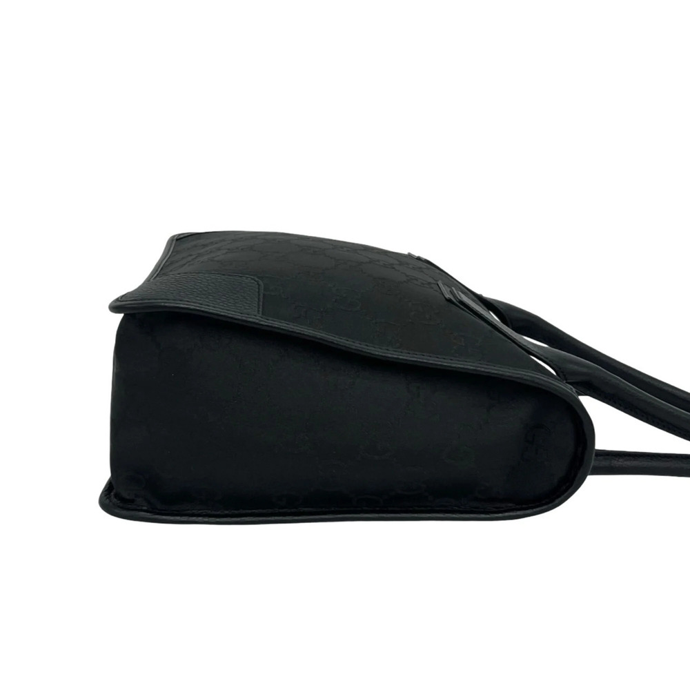 GUCCI Black Leather Tote Bag - Picture 6 of 10